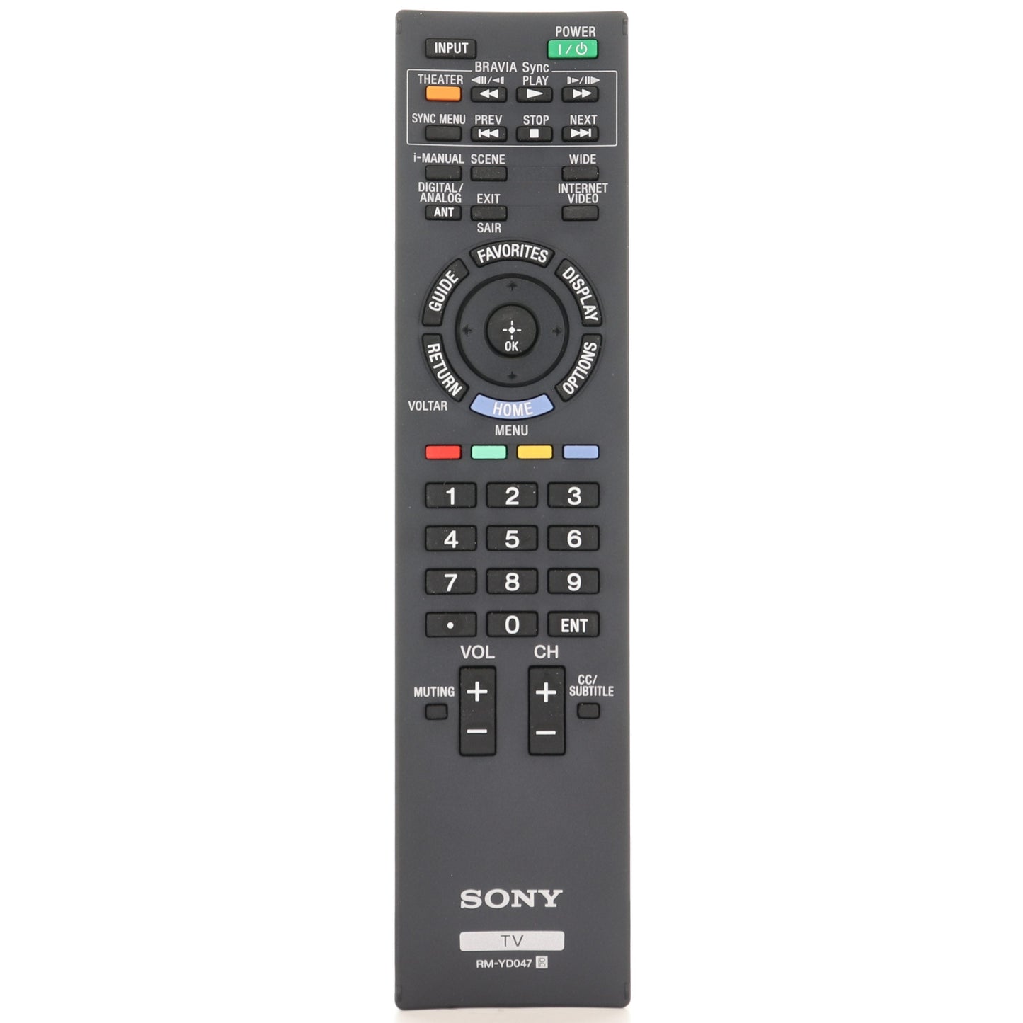 Sony RM-YD047 TV Remote Control - RMYD047