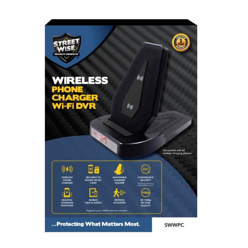 Streetwise Wireless Phone Charger Wi-Fi DVR