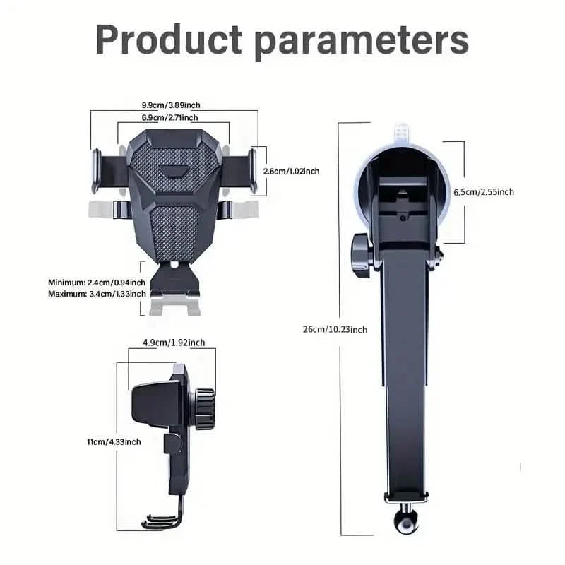 Sucker Car Phone Holder Mount Stand For GPS Mobile Support