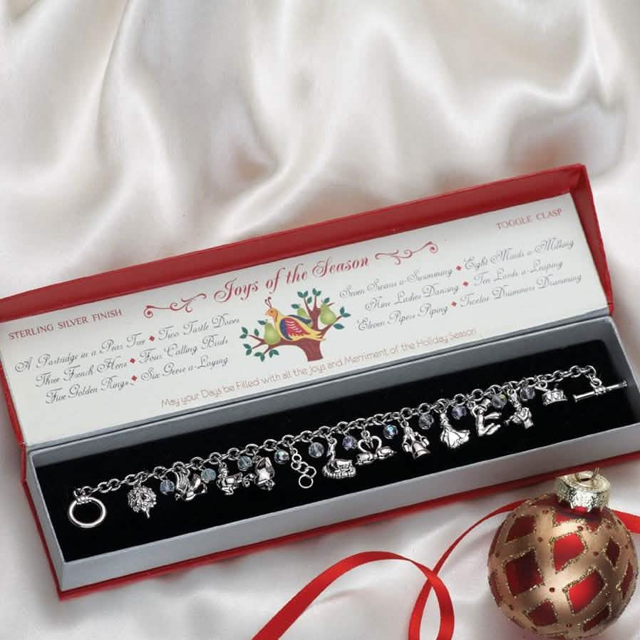 The 12 Days of Christmas Charm Bracelet