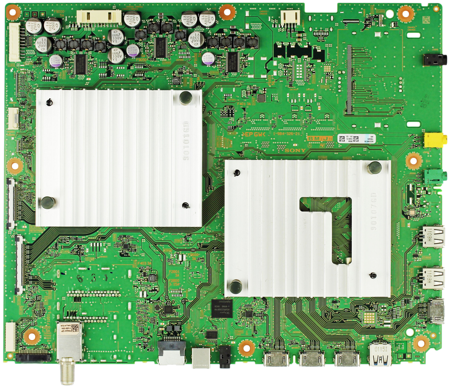 A2229070A, A-2229-070-A Sony Main Board, A2229057A, 1-984-326-21, XBR-55A9G, XBR-65A9G, XBR-77A9G