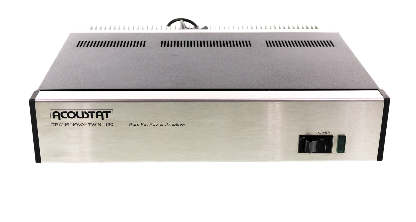 Acoustat Twin-200 Transnova Pure Fet Power Amplifier (Powers On)