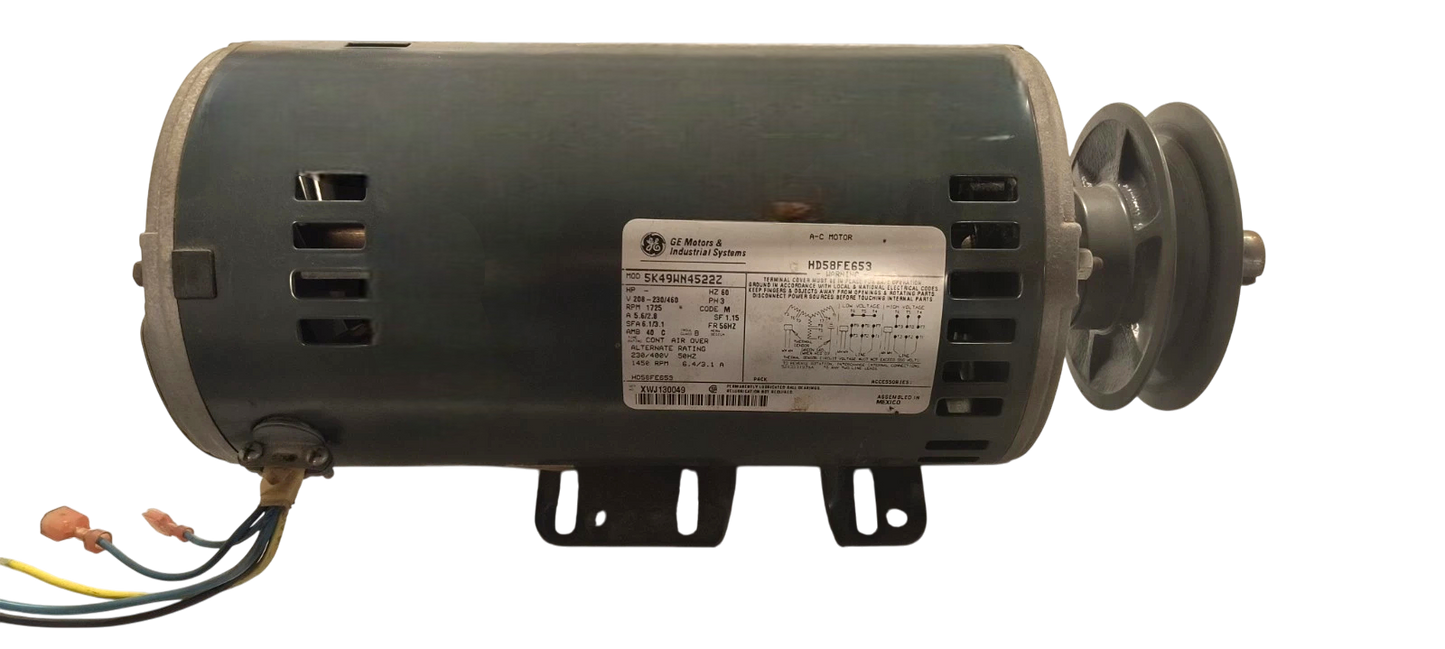 GE/Marathon Motors 5K49WN4522Z 208-230/460 1725RPM HD58FE653 Motor