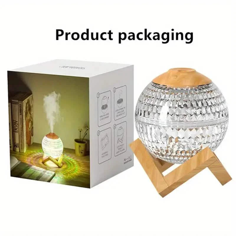Ultrasonic Moon Night Light Humidifier Dimmable USB Humidificador Mist Maker