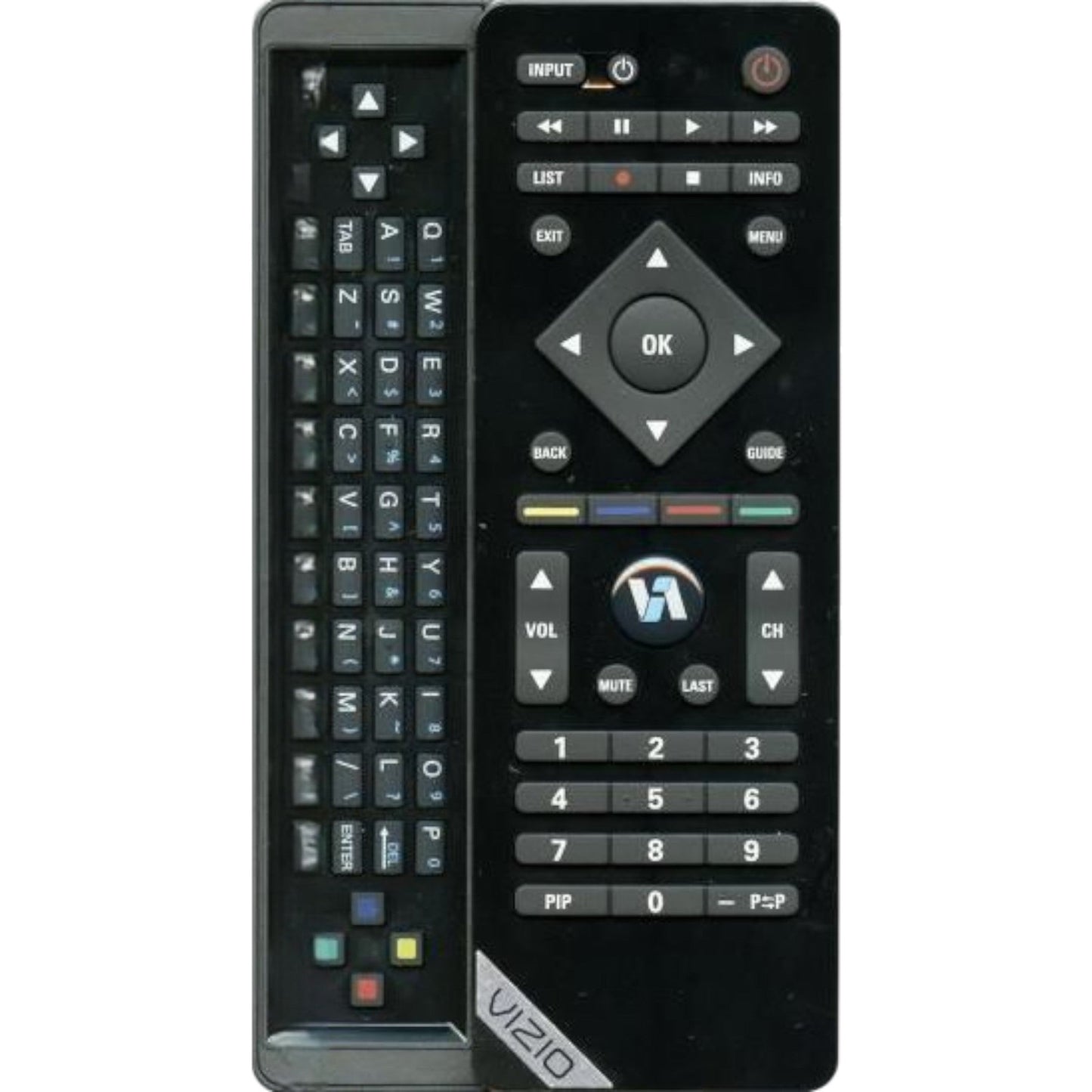 Vizio VUR10 TV Remote Control - Bluetooth - with QWERTY keyboard slide out