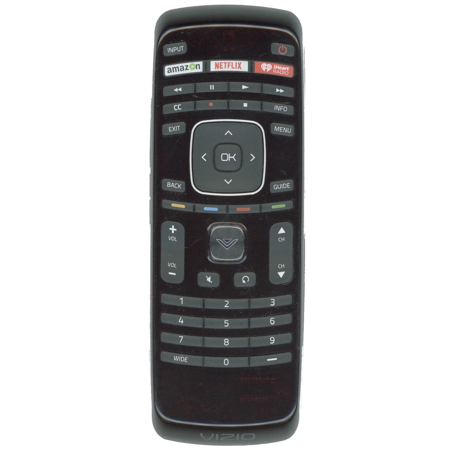 Vizio XRT112 iHeart/New Netflix TV Remote Control