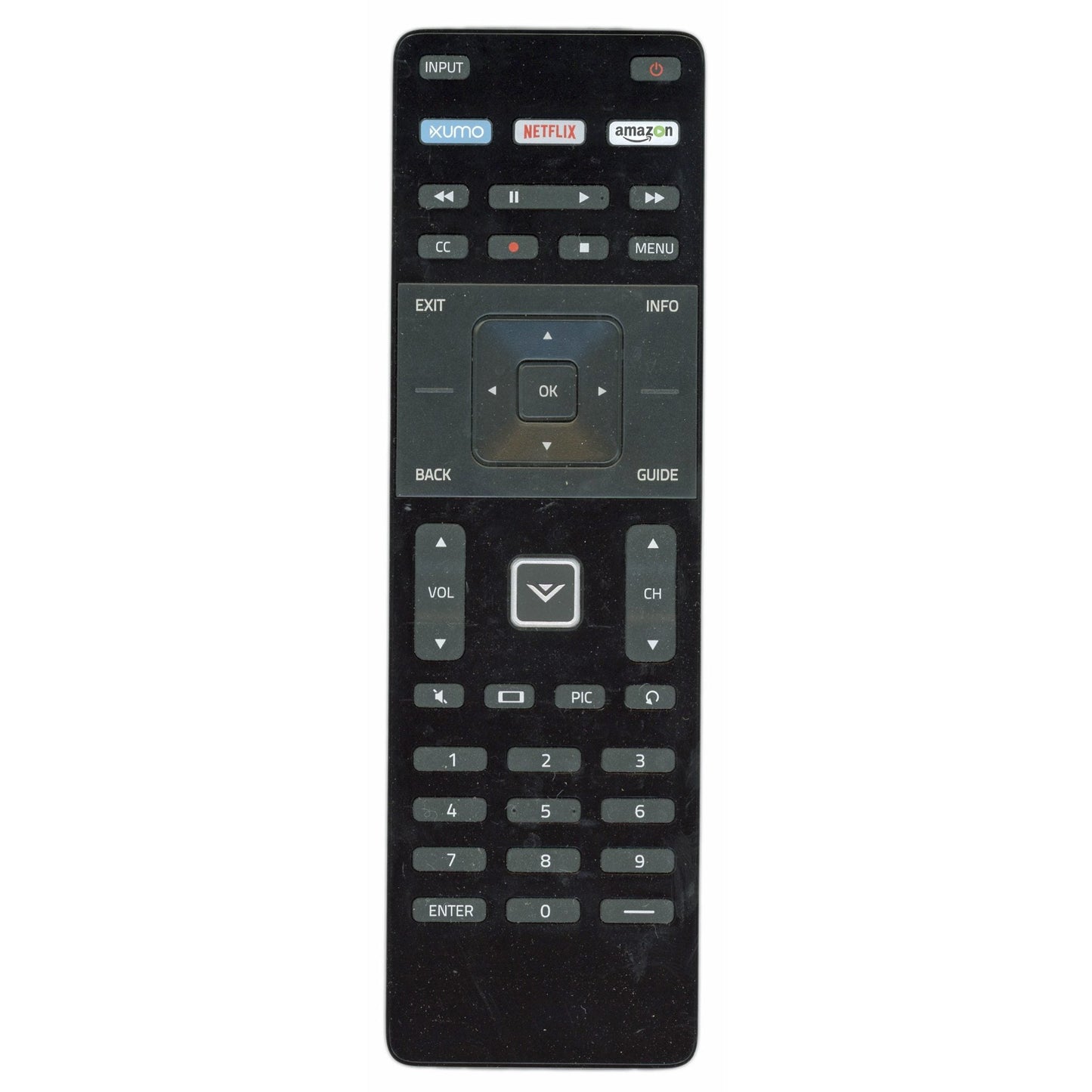 Vizio XRT122.v3 Smart TV Remote Control - 398GR14BEVZY0005DP