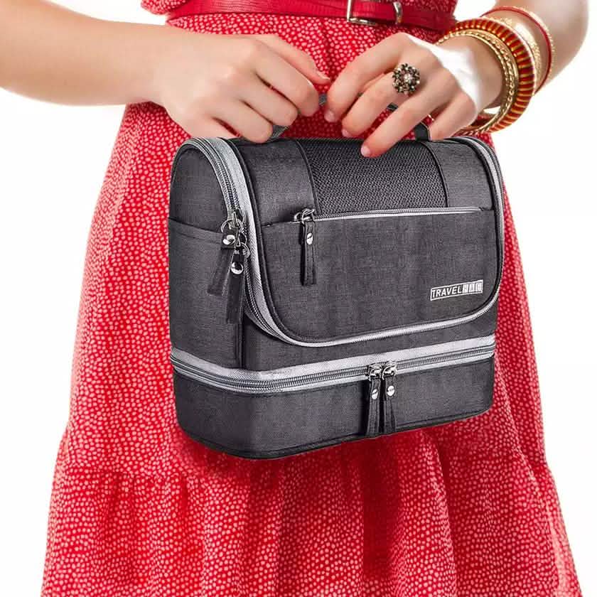 Waterproof Hanging Travel Toiletry Bag for Men and Women