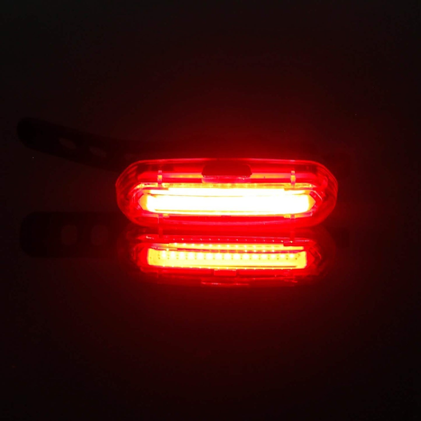 Waterproof USB Rechargeable LED Bicycle Tail Warning Lamp