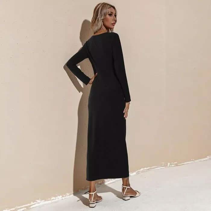 Women's Autumn and Winter Casual Long Sleeve Ladies Dress