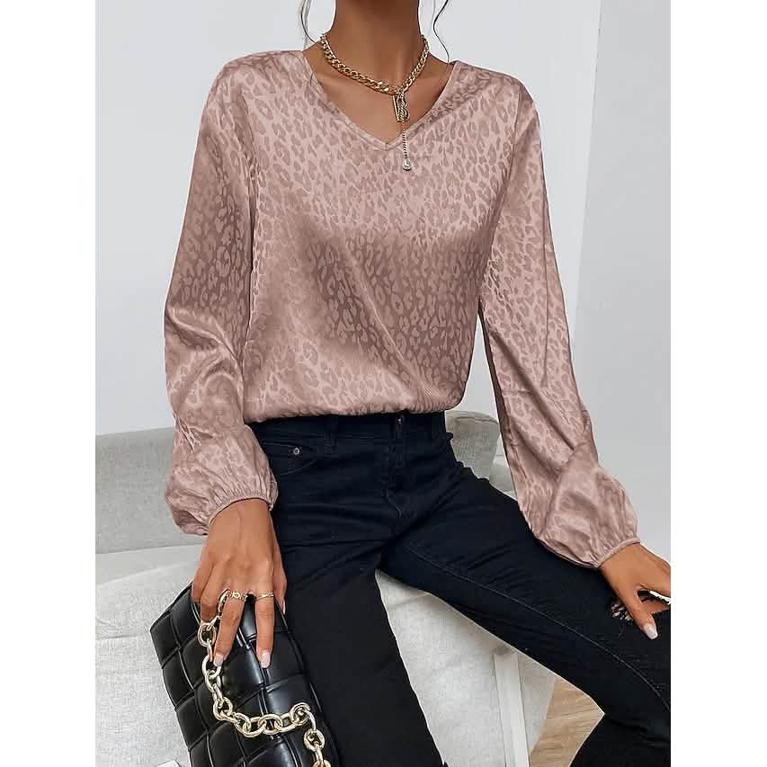 Women's Long Sleeve Printed Shirt