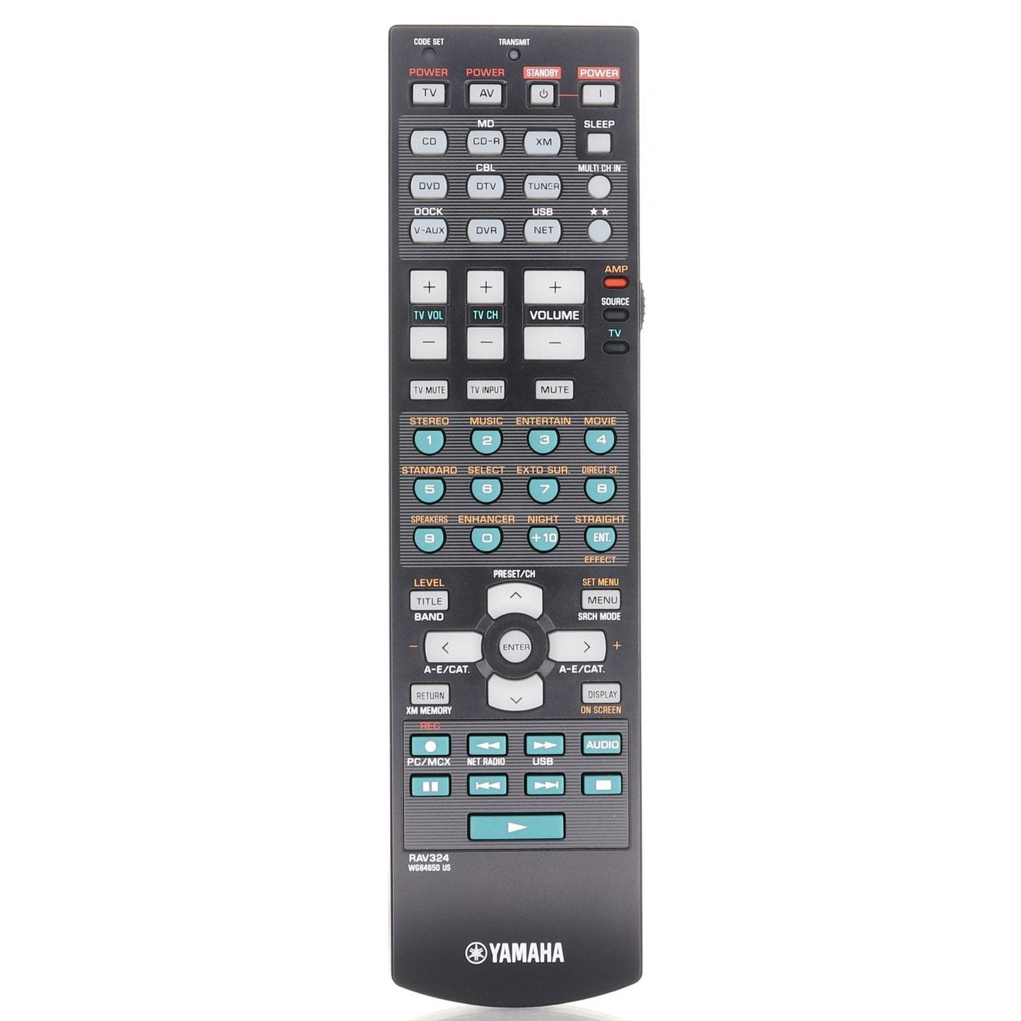 Yamaha RAV324 A/V Receiver Remote Control | HTR-N5060 - WG646500