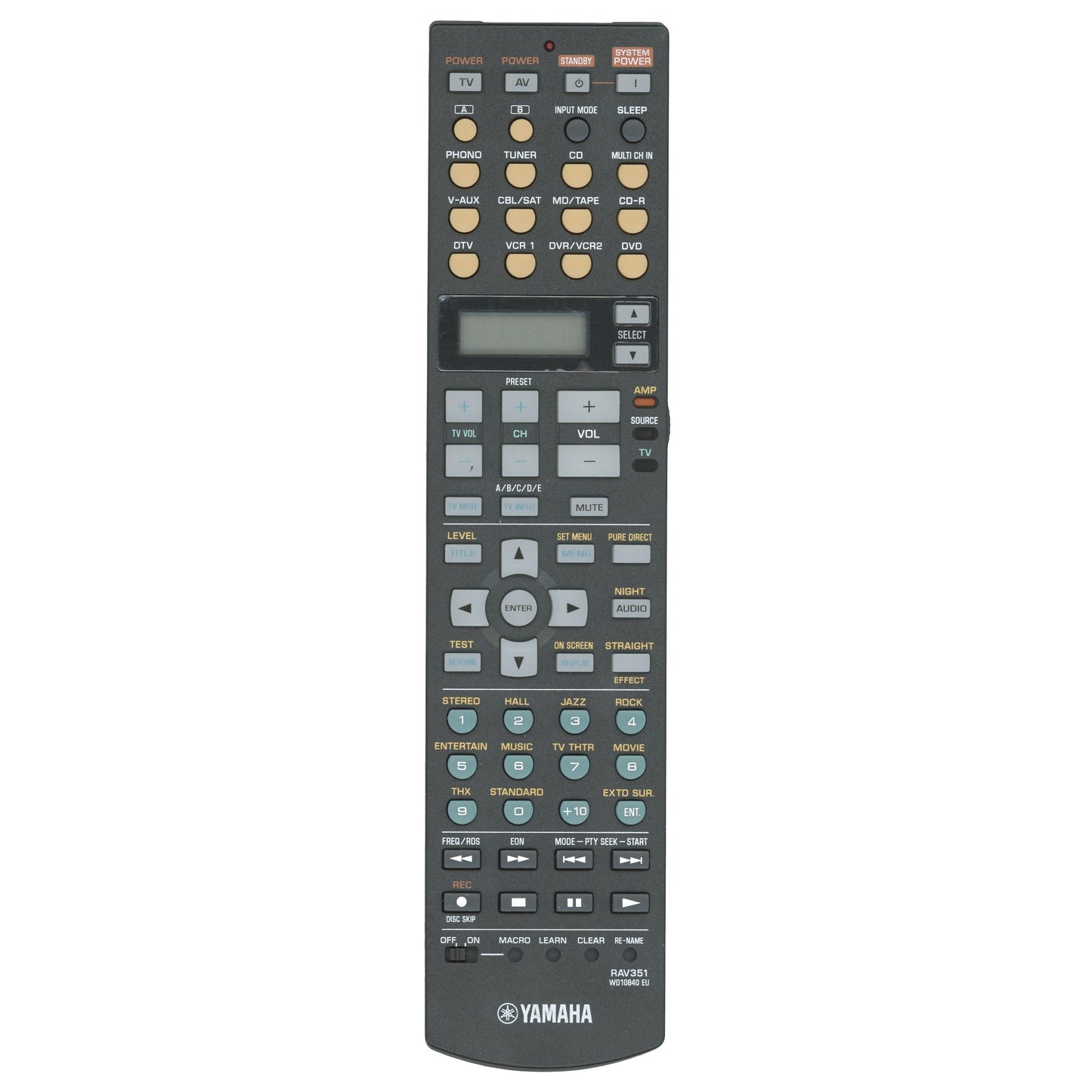 Yamaha RAV351 Receiver Remote Control
