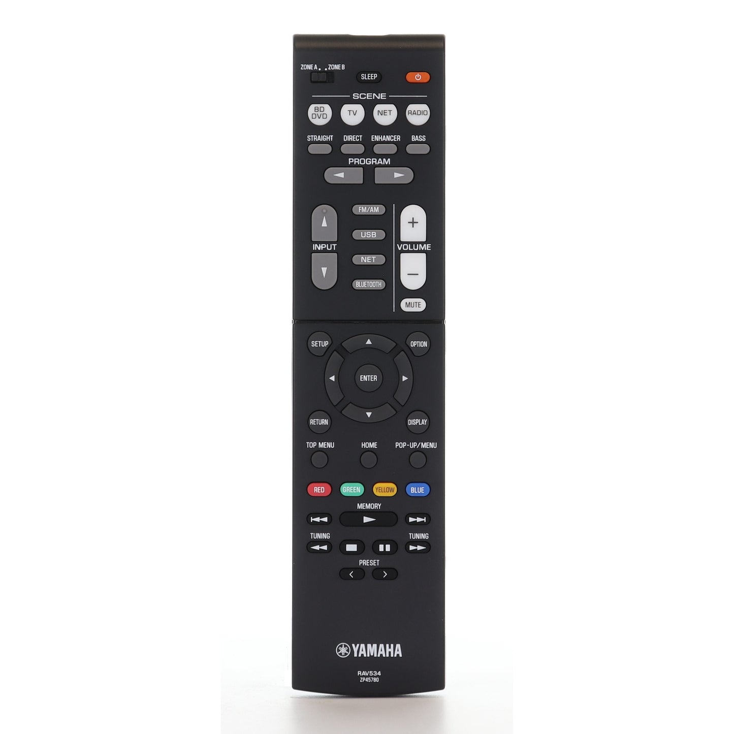Yamaha RAV534 A/V Receiver Remote Control - ZP457800