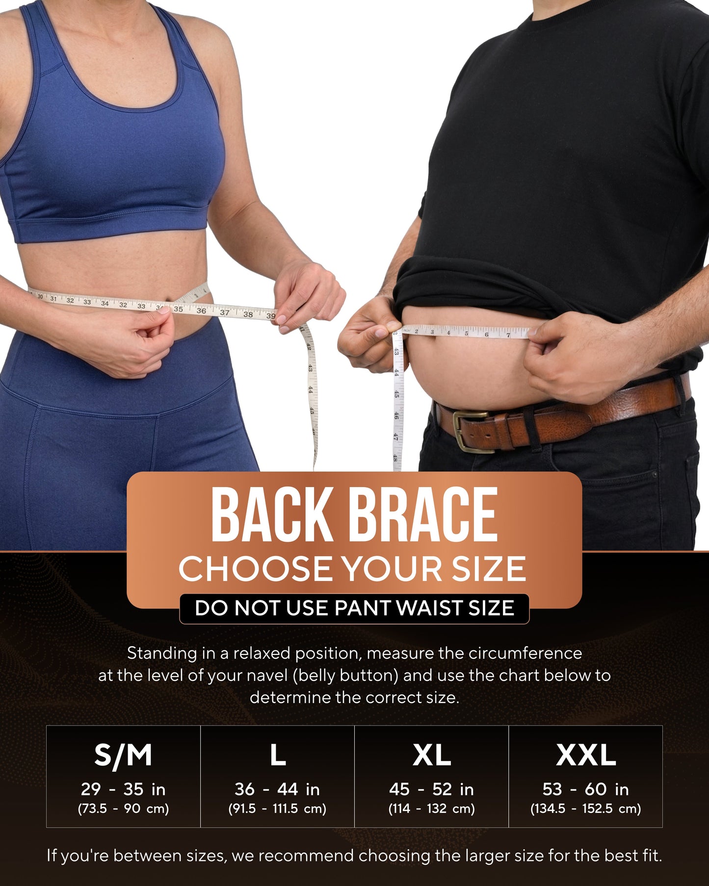 Copper Compression Lower Back Brace