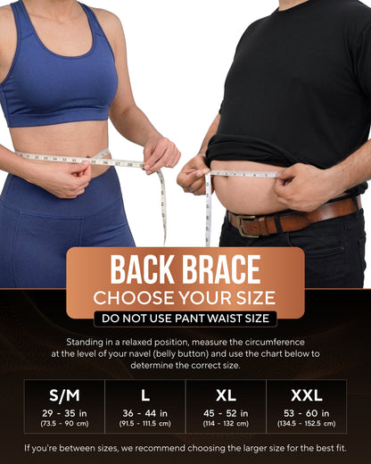 Copper Compression Lower Back Brace