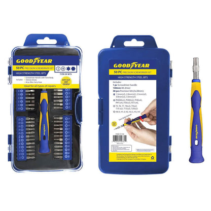 50-Piece Set: Goodyear Precision Screwdriver