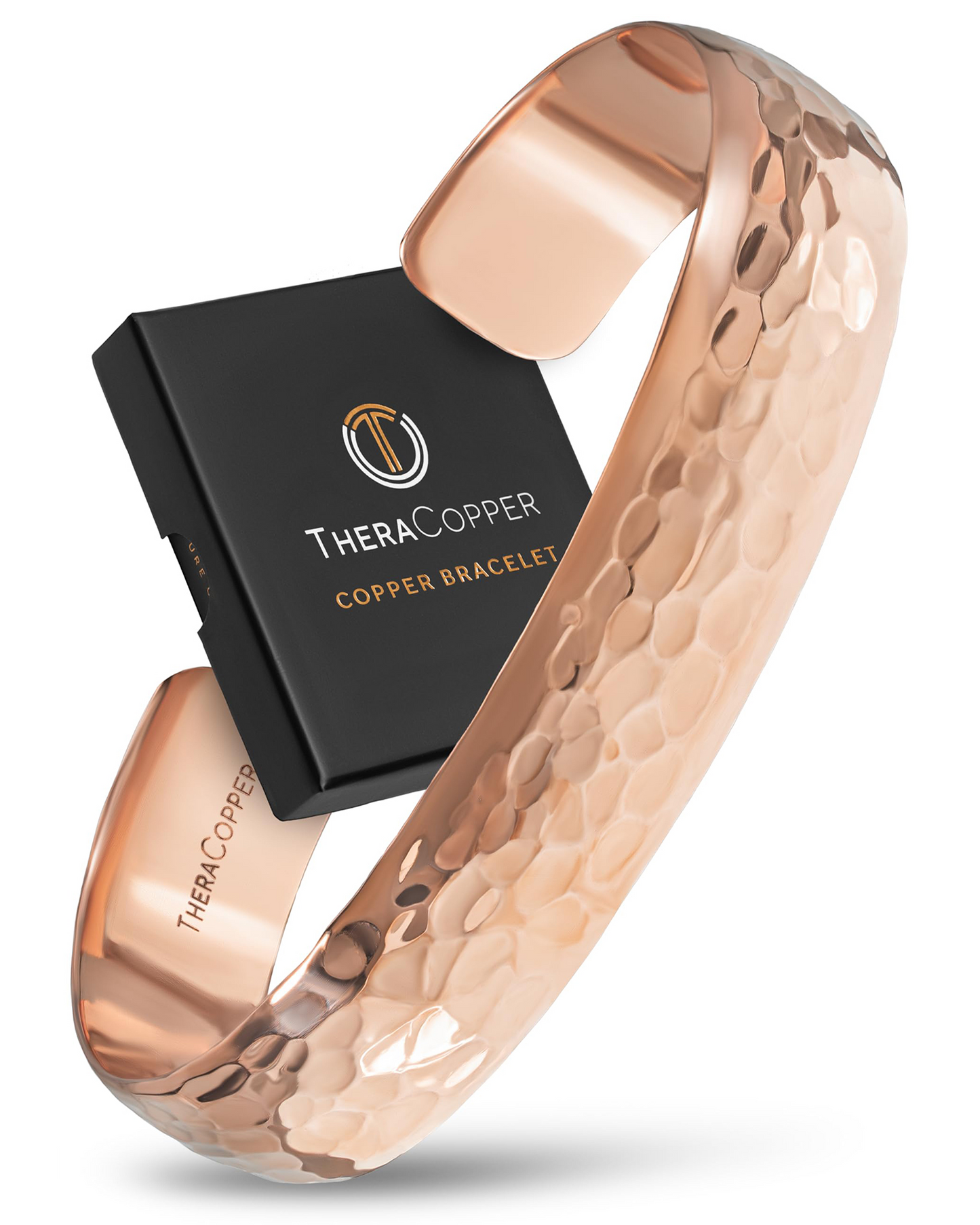 Pure Copper Cuff Bracelet – Hammered