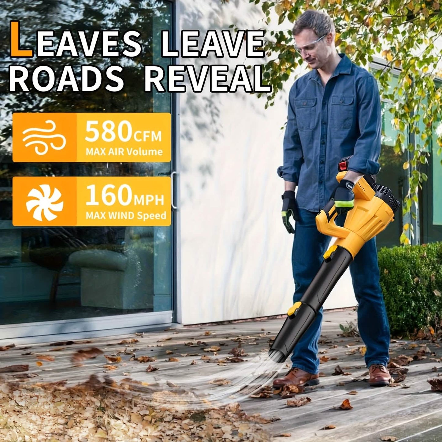 Powerful Cordless Leaf Blower