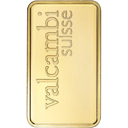 1 oz. Gold Bar Valcambi Suisse 999.9 Fine in Assay