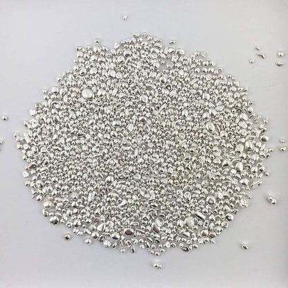 1 oz Troy Ounces Silver Poured Shot .999+ Fine Silver