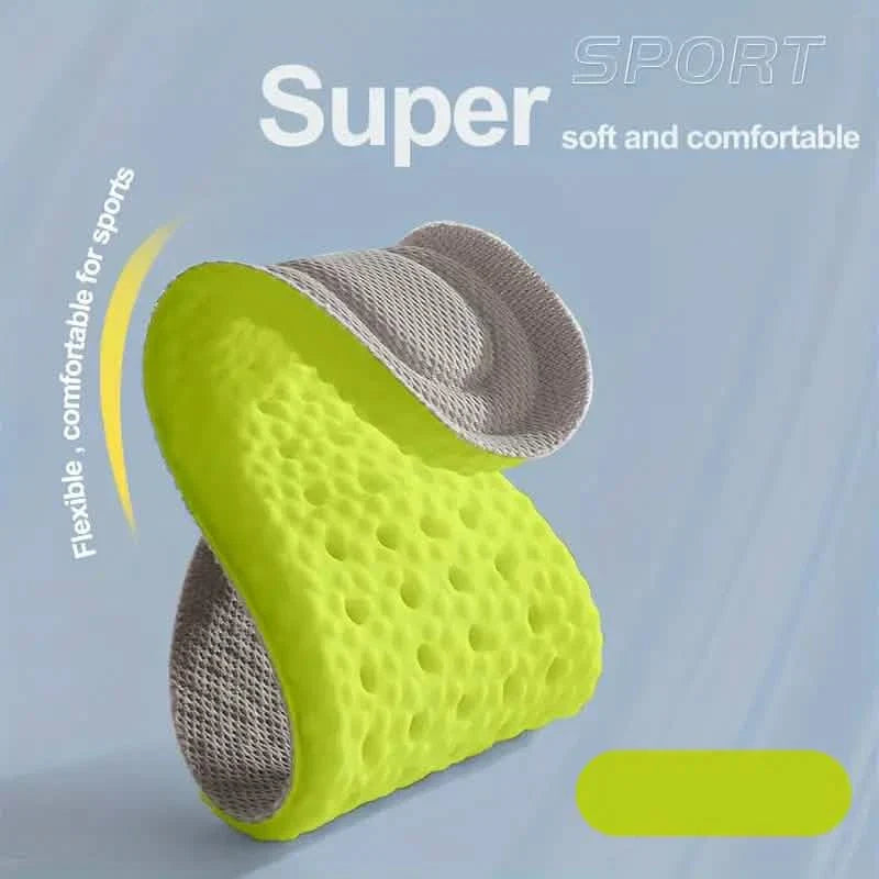 Super Absorbent and Sweat Wicking Shoe Insoles - Dirt Resistant and Machine Washable