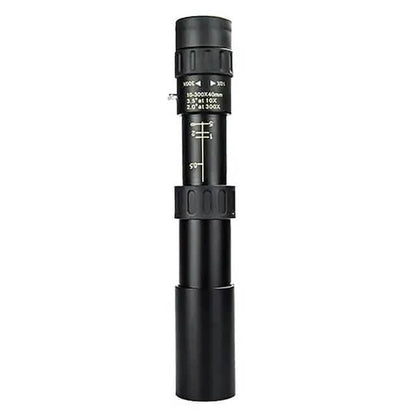 10-300X40 Monocular Telescope Long Range Mini with Zoom Magnification