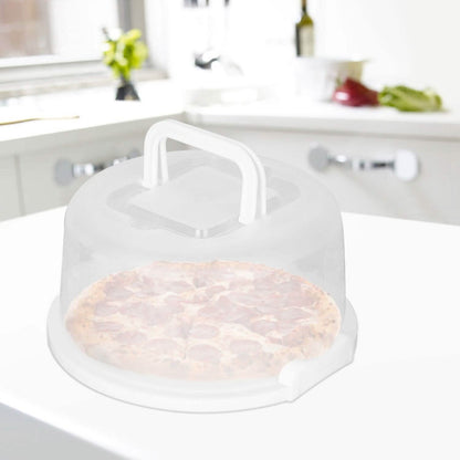 10" Cake Storage Container with Handle Plastic Cake Box