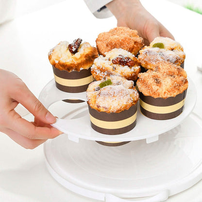 10" Cake Storage Container with Handle Plastic Cake Box