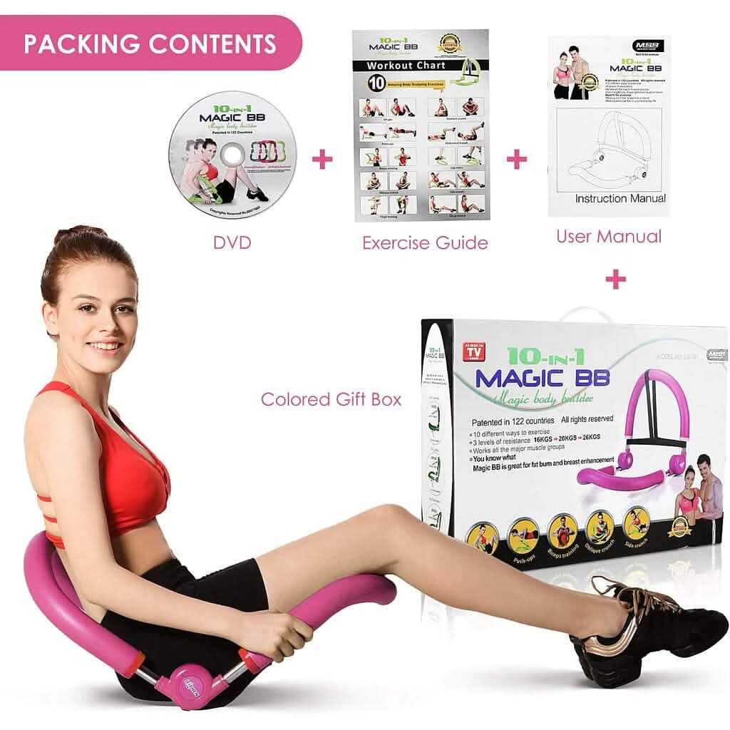 10-in-1 Abdominal & Thigh Toner Workout Equipment