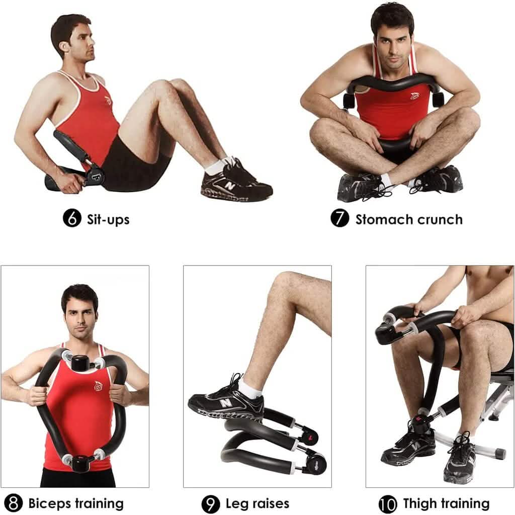 10-in-1 Abdominal & Thigh Toner Workout Equipment