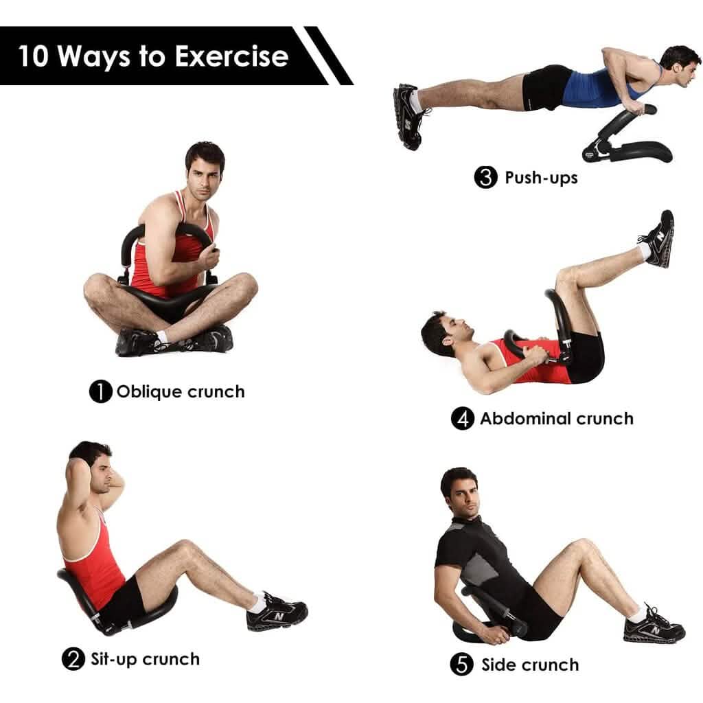 10-in-1 Abdominal & Thigh Toner Workout Equipment