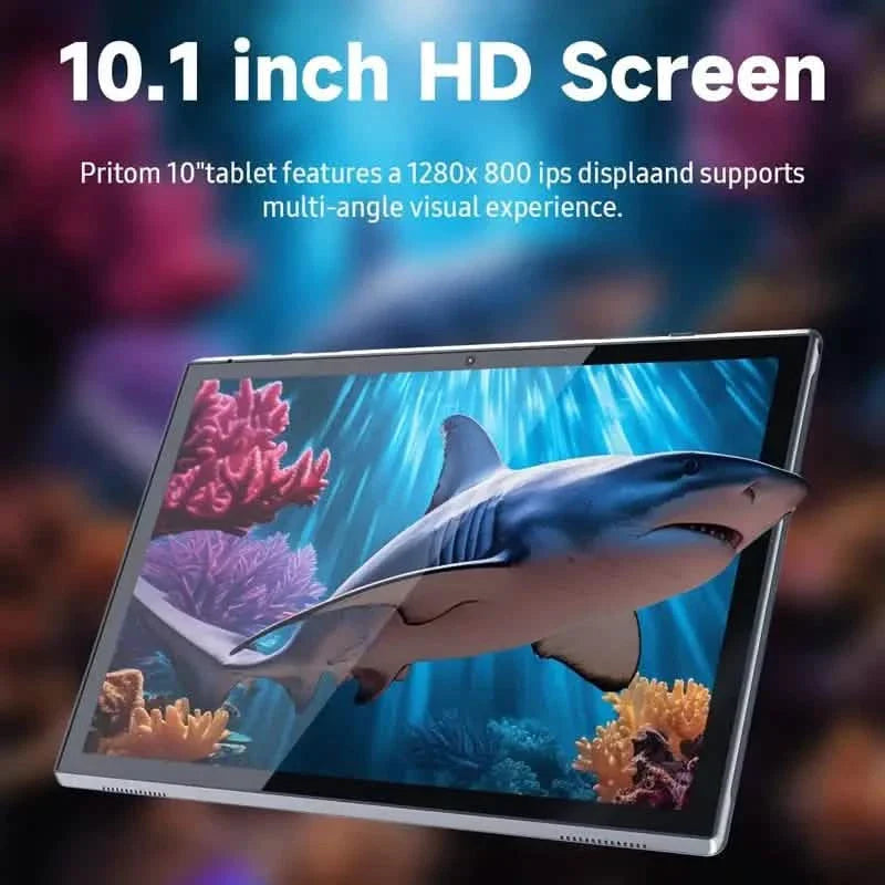 10-Inch Android 12 Tablet with 32GB+4GB Ram and Front and Back Cameras