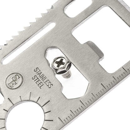 10-Pack: 11-in-1 Stainless Steel Survival Pocket Tool