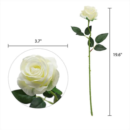10-Pack: Nubry Artificial Silk Rose Flower Bouquet
