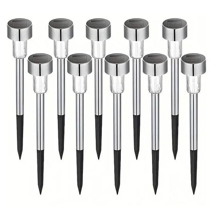 10-Pack: Outdoor Solar Landscape Lawn Light