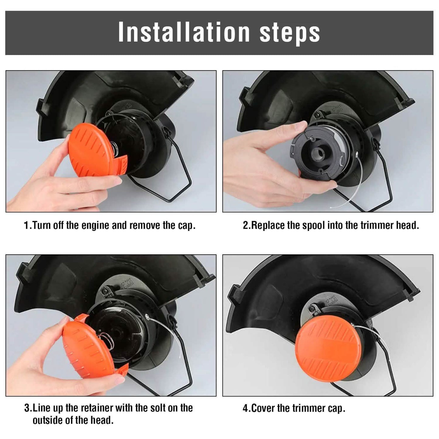 10-Pack: Replacement Spool AGPtEK Line String Trimmer