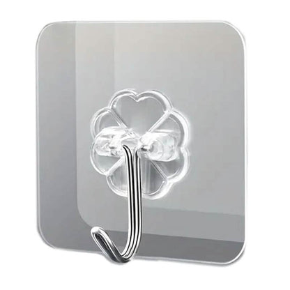 10-Pack: Self-Adhesive Wall Hooks