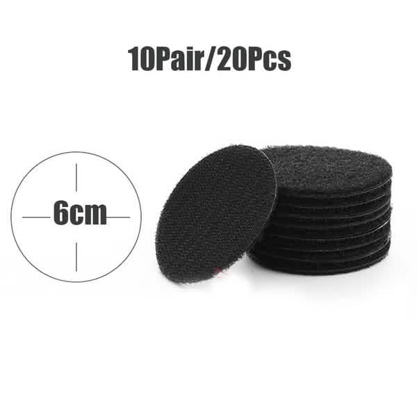 10-Pairs: Anti Curling Carpet Tape Rug Gripper Velcro