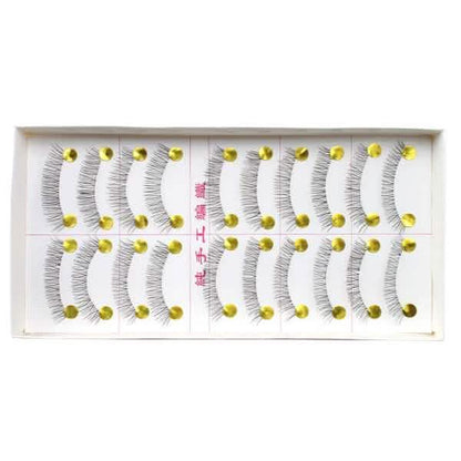 10-Pairs: Makeup Handmade Natural Fashion Long False Eyelashes Eye Lashes