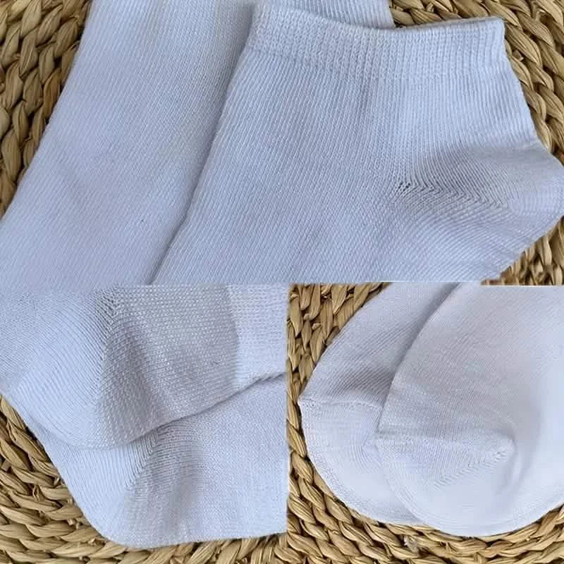10-Pairs: Men's Solid Sport Low Cut Socks, Breathable Sweat-absorbing Comfy Soft Casual Simple Style Socks