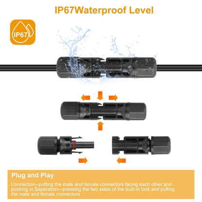 10-Pairs: Solar Panel Connectors