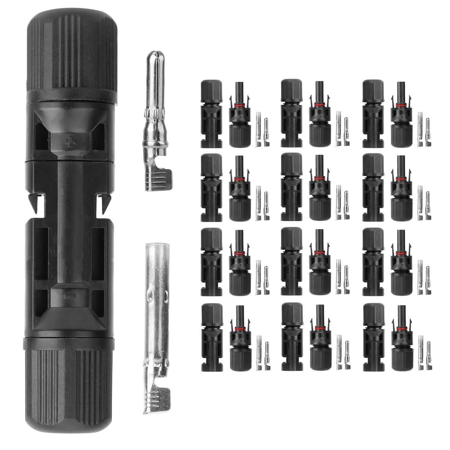 10-Pairs: Solar Panel Connectors