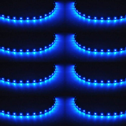10-Piece: 12" 15SMD Waterproof 12V Flexible LED Strip Light For Car
