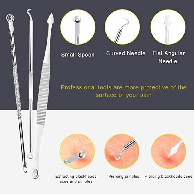 10-Piece: Blackhead Remover Tool