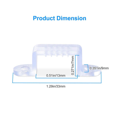 10-Piece: LED Strip Light Clips