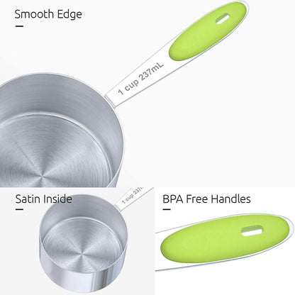 10-Piece: Measuring Cups and Spoons Set