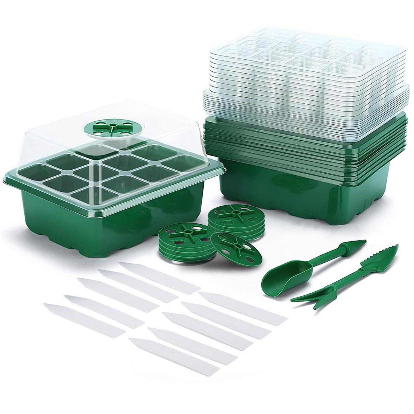 10-Piece: Reusable Seed Starter Tray Kit
