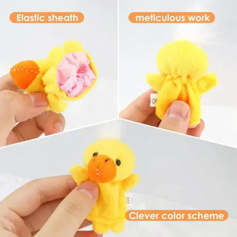 10-Piece Set: Cute Finger Puppets Baby Mini Plush Toys