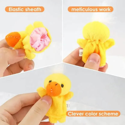 10-Piece Set: Cute Finger Puppets Baby Mini Plush Toys